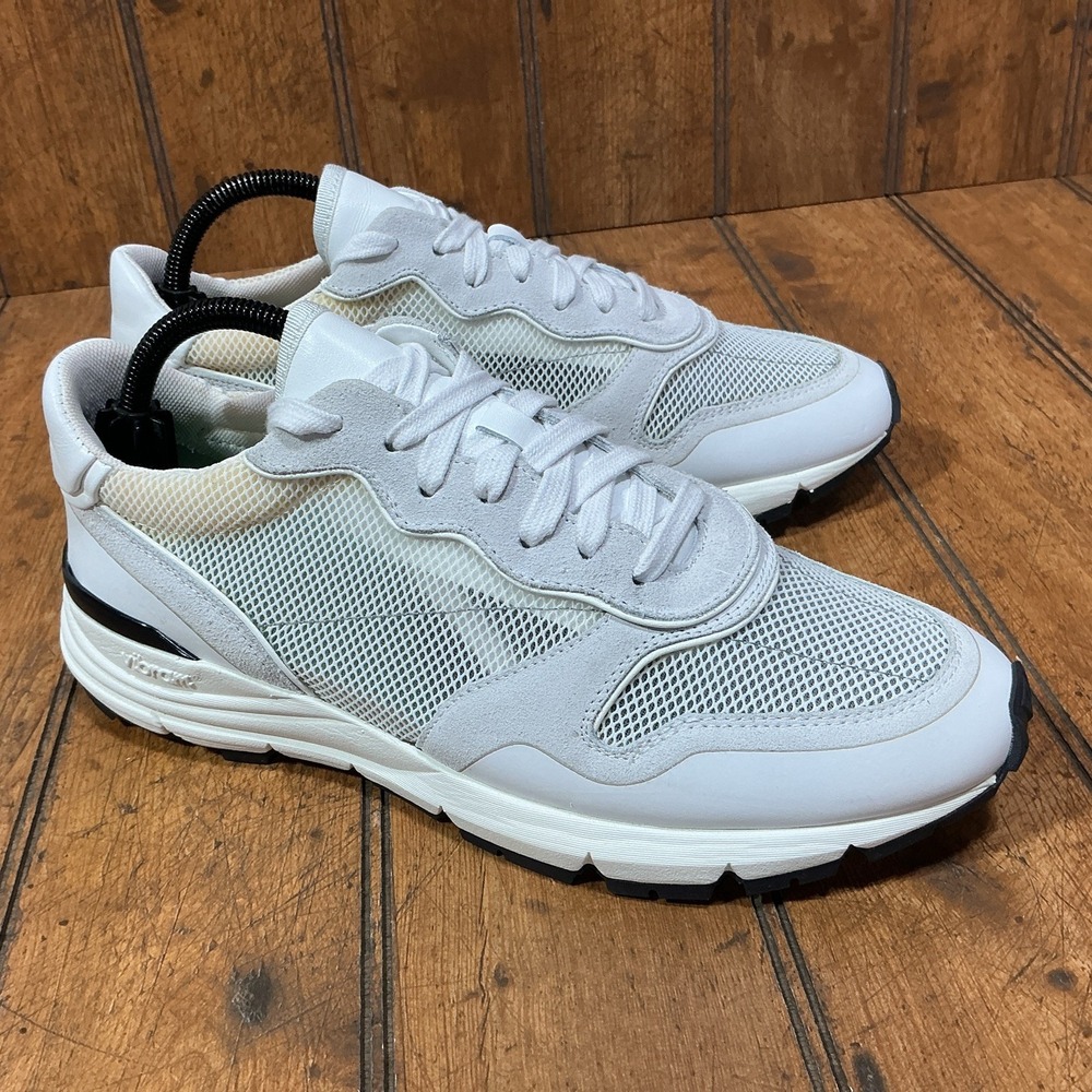 John Elliot Runner Edition Men's White Suede Casual Sneakers Italy Size 41 US 8